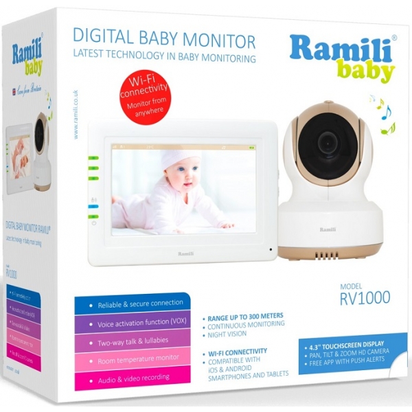 Видеоняня Ramili Baby RV1000  